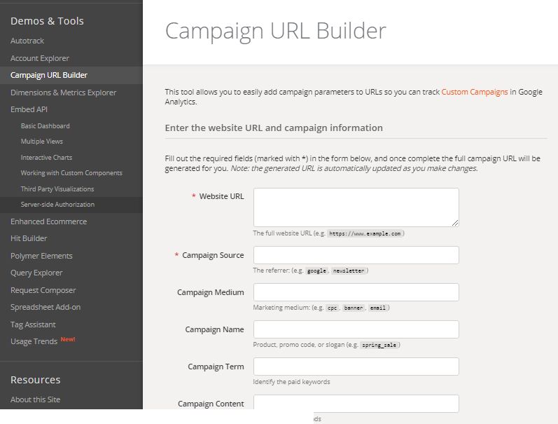 what is campgain url builder, how campaign URL builder works