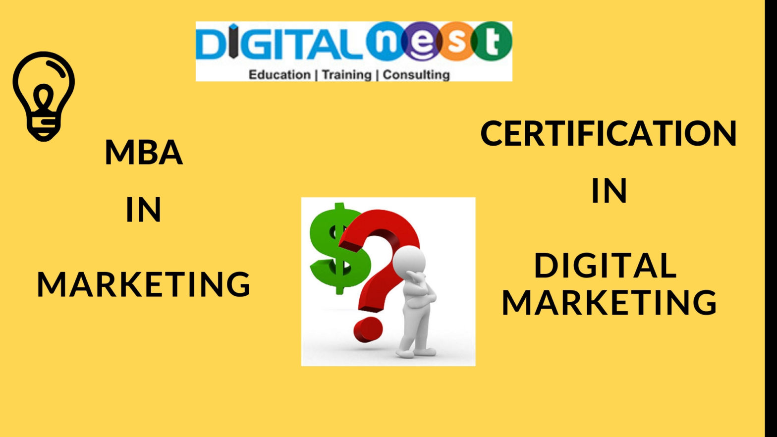 Digital Marketing vs MBA in Marketing Digital Nest Hyderbad