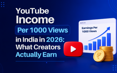 YouTube Income Per 1000 Views in India in 2026