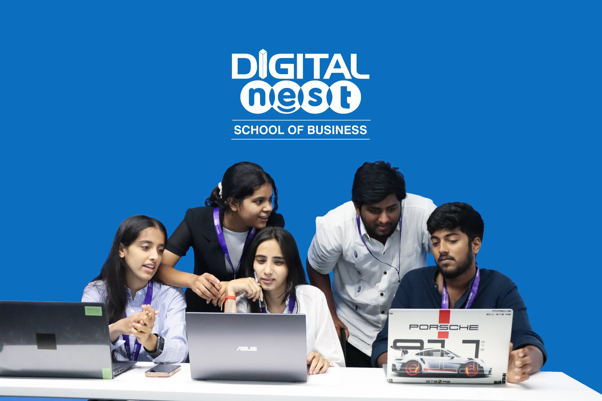Students participating in an interactive learning session
